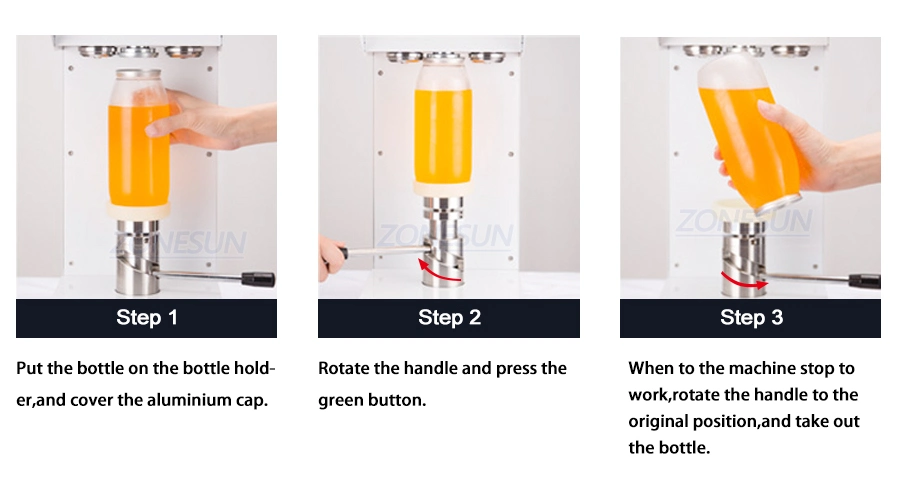 Zonesun Zs-Fk168 Seaming Aluminum Tin Beer Ring-Pull Cans Automatic Plastic Bottle Cap Induction Can Sealing Machine