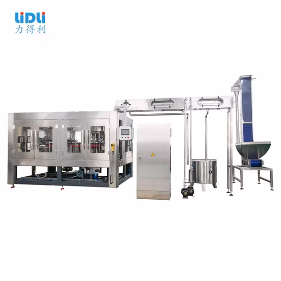 Автоматическая стеклянная бутылка для домашних животных, алюминиевая банка для сока, асептический холодный розлив/ультра